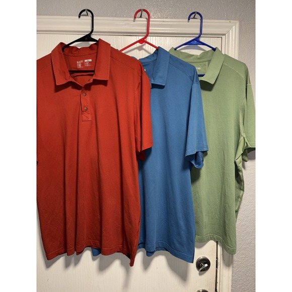 Lot Of 3 511 Tactical Polo Shirts Mens XLarge Performance Tech Golf Active
